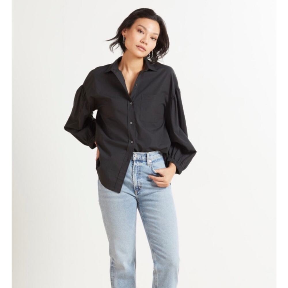 Rails Winnie Black Button Down Shirt S